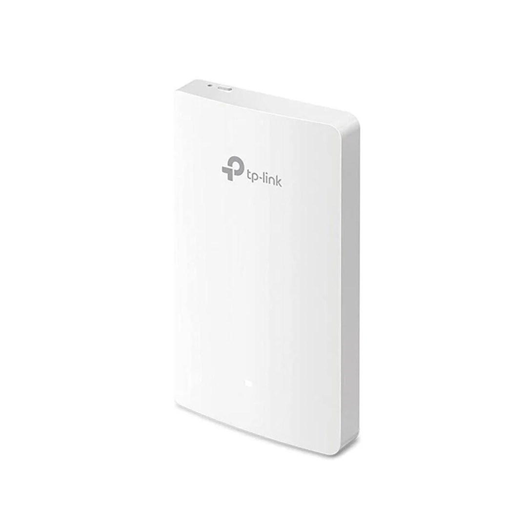 White TP-Link router on a white background
